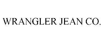 WRANGLER JEAN CO.