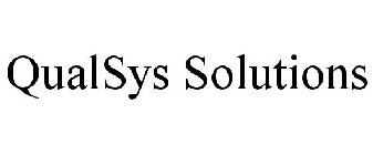 QUALSYS SOLUTIONS