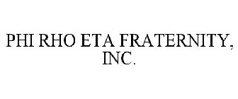 PHI RHO ETA FRATERNITY, INC.