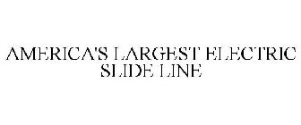 AMERICA'S LARGEST ELECTRIC SLIDE LINE