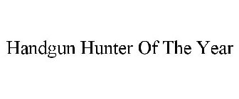 HANDGUN HUNTER OF THE YEAR