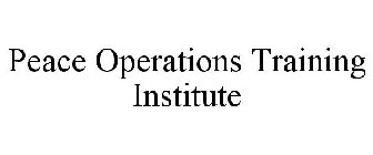 PEACE OPERATIONS TRAINING INSTITUTE