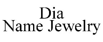 DIA NAME JEWELRY