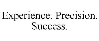 EXPERIENCE. PRECISION. SUCCESS.