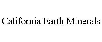 CALIFORNIA EARTH MINERALS