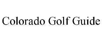 COLORADO GOLF GUIDE