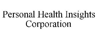 PERSONAL HEALTH INSIGHTS CORPORATION