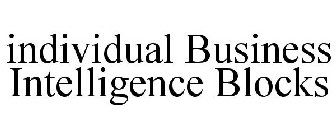 INDIVIDUAL BUSINESS INTELLIGENCE BLOCKS