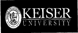 KEISER UNIVERSITY INTEGRITAS VERITAS SAPIENTIA KEISER UNIVERSITY