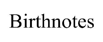 BIRTHNOTES
