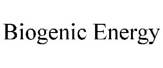 BIOGENIC ENERGY