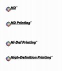 HD HD PRINTING HI-DEF PRINTING HIGH-DEFINITION PRINTING