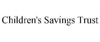 CHILDREN'S SAVINGS TRUST