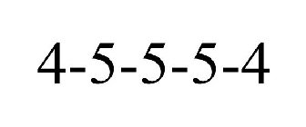 4-5-5-5-4