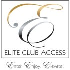 E ELITE CLUB ACCESS ENTER. ENJOY. ELEVATE.