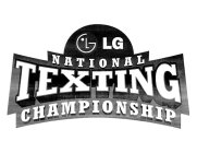 LG NATIONAL TEXTING CHAMPIONSHIP