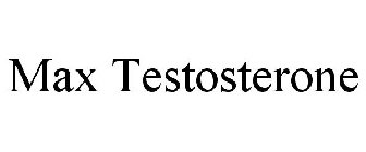 MAX TESTOSTERONE