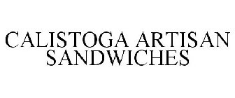 CALISTOGA ARTISAN SANDWICHES