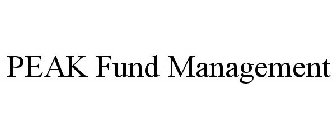 PEAK FUND MANAGEMENT