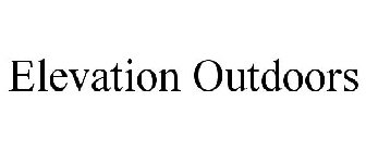 ELEVATION OUTDOORS