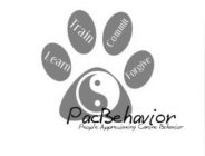 PACBEHAVIOR PEOPLE APPRECIATING CANINE BEHAVIOR LEARN TRAIN COMMIT FORGIVE