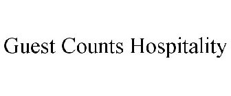 GUEST COUNTS HOSPITALITY