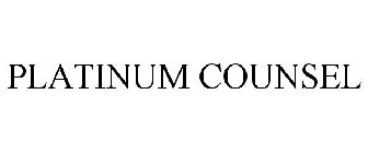 PLATINUM COUNSEL