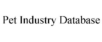 PET INDUSTRY DATABASE