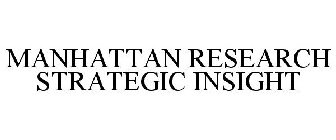 MANHATTAN RESEARCH STRATEGIC INSIGHT