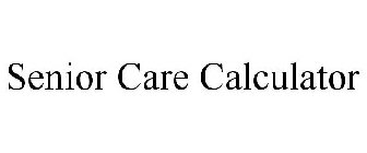 SENIOR CARE CALCULATOR