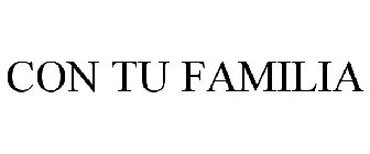 CON TU FAMILIA