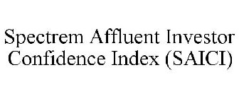 SPECTREM AFFLUENT INVESTOR CONFIDENCE INDEX (SAICI)