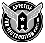 A APPETITE FOR DESTRUCTION BURGER CO.