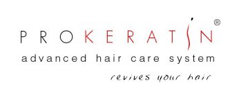 PROKERATIN ADVANCED HAIR CARE SYSTEM REVIVES YOUR HAIR