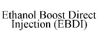 ETHANOL BOOST DIRECT INJECTION (EBDI)