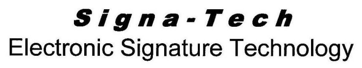 SIGNA-TECH ELECTRONIC SIGNATURE TECHNOLOGY