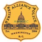 ALLIANCE OF RETIRED POLICE AORPDC EST. 2004 WASHINGTON D.C.