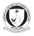 AMERICAN BOARD OF FAMILY MEDICINE MCMLXIX 