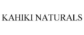 KAHIKI NATURALS