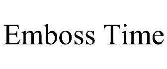 EMBOSS TIME