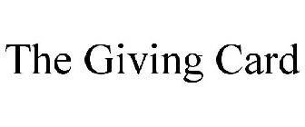 THE GIVING CARD