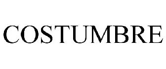 COSTUMBRE