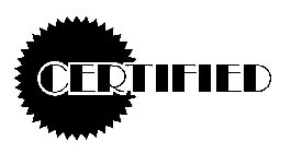 CERTIFIED