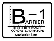 BARRIER - 1 HIGH PERFORMANCE CONCRETE ADMIXTURE WWW.BARRIER-1.COM