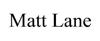 MATT LANE