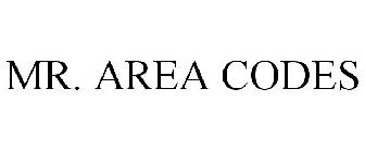 MR. AREA CODES