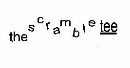 THE S C R A M B L E TEE