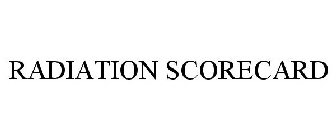 RADIATION SCORECARD