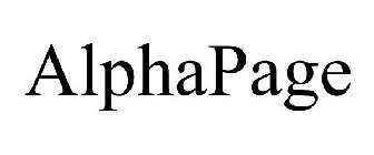 ALPHAPAGE