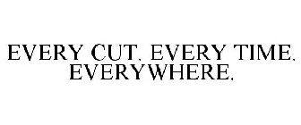 EVERY CUT. EVERY TIME. EVERYWHERE.